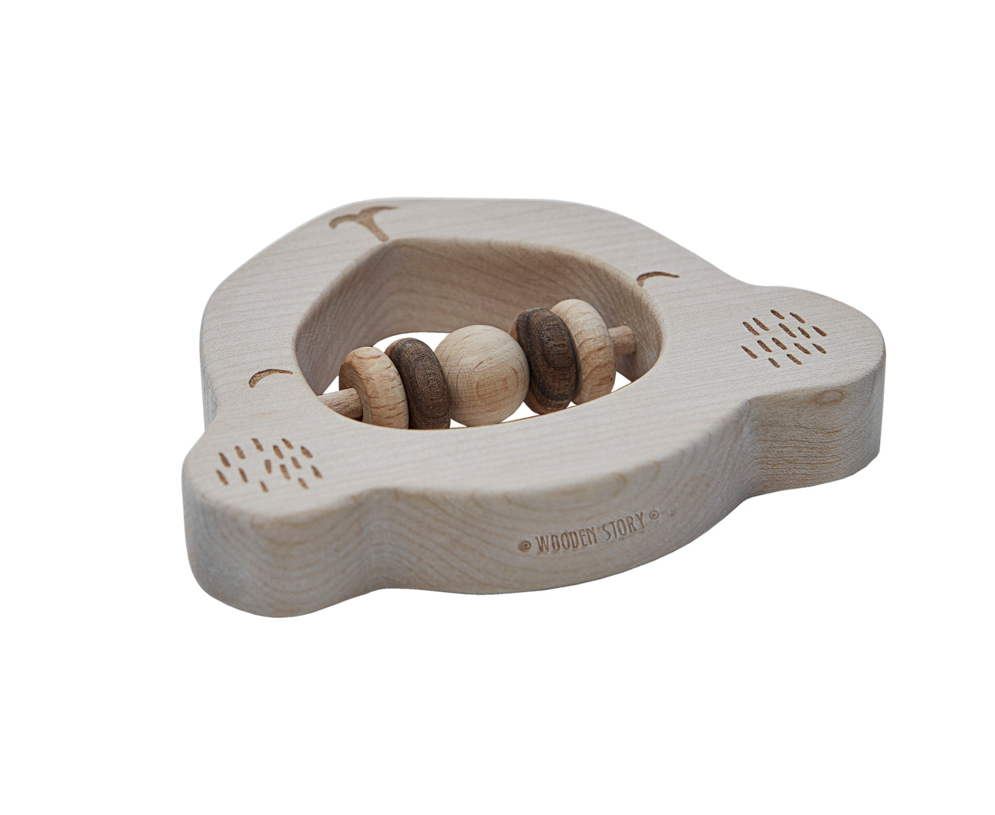 Wooden Rattle & Teether - Koala