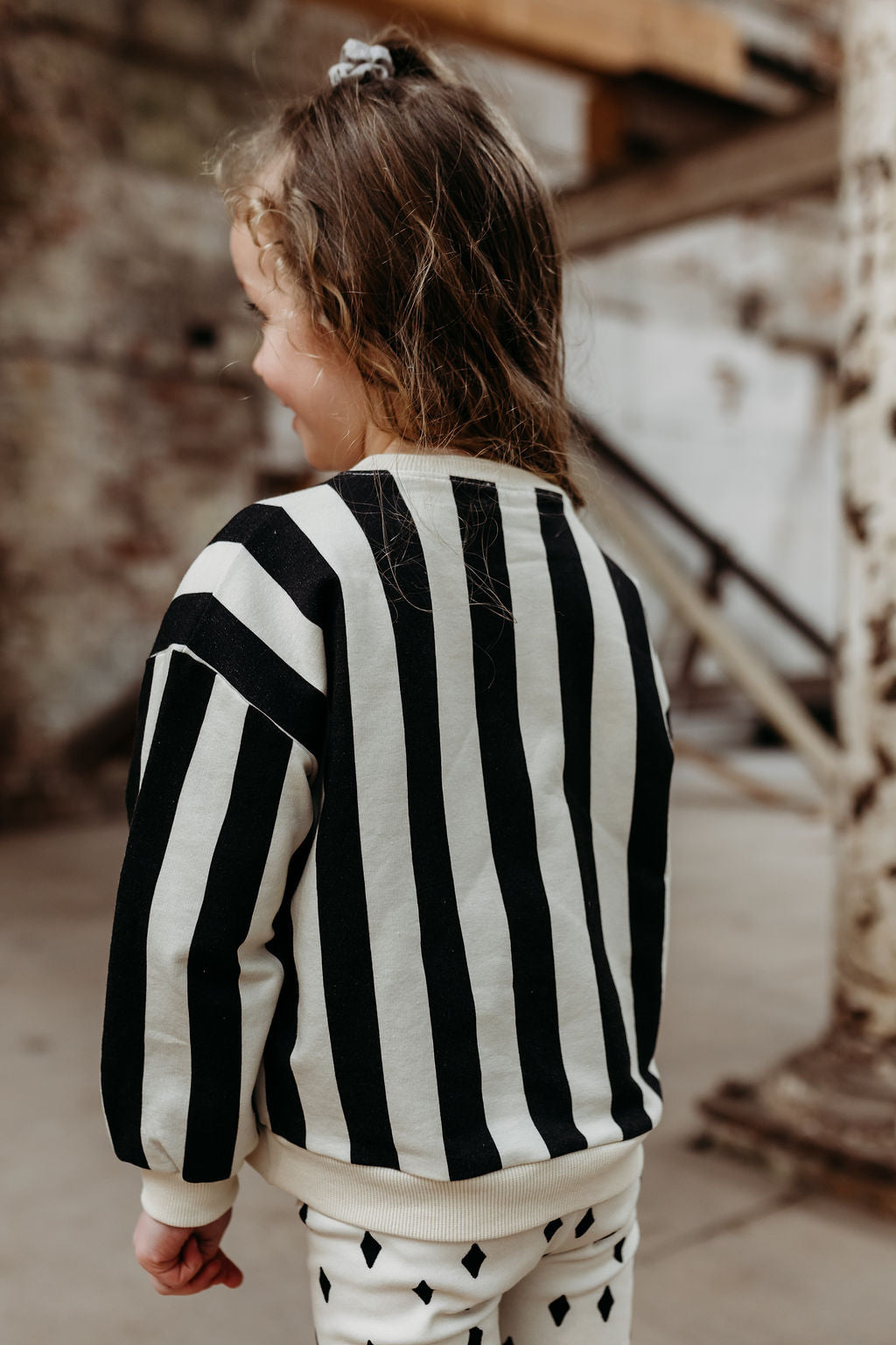 Contrast Stripe Sweatshirt