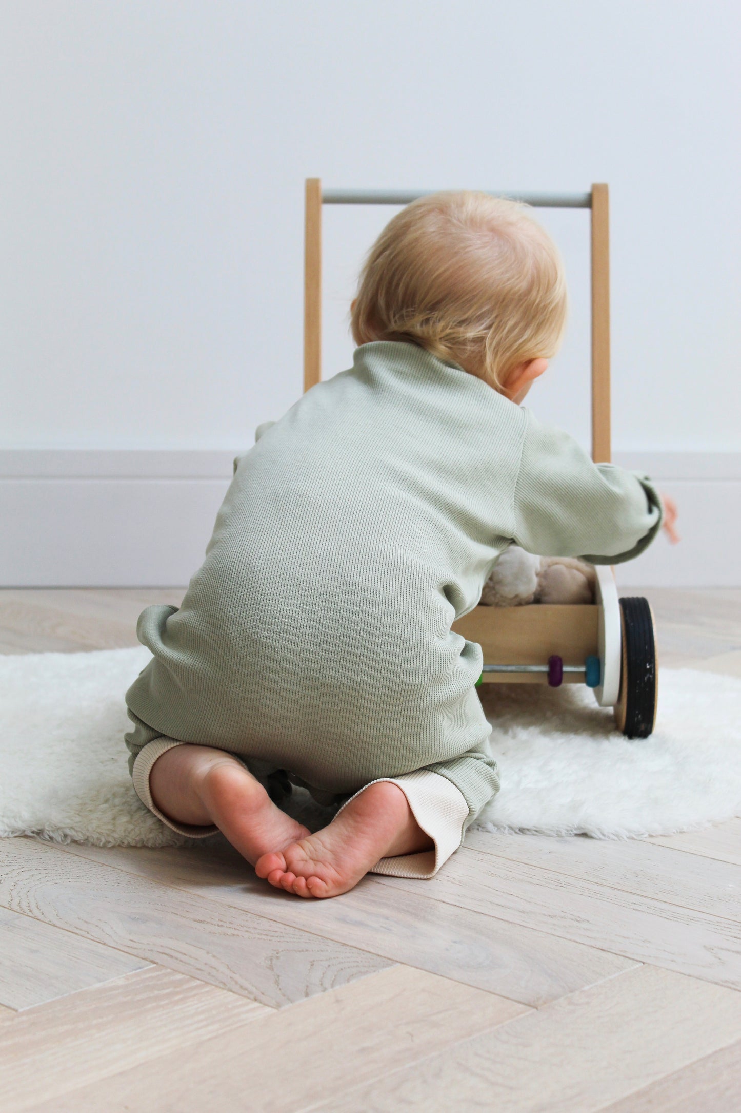 Sage Green Baby Romper